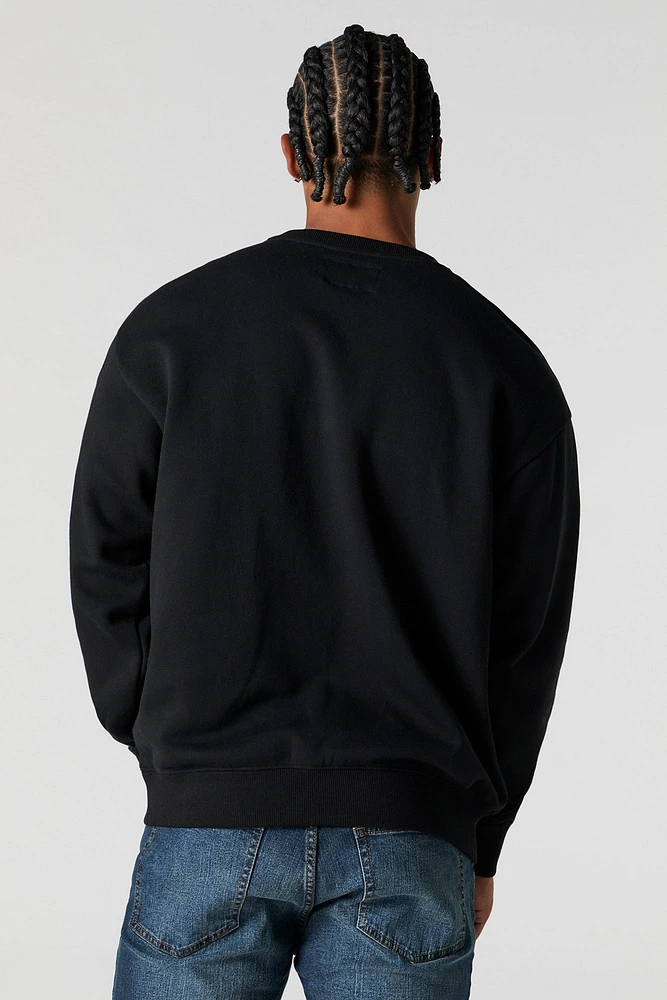 City Chenille Embroidered Fleece Sweatshirt