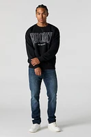 City Chenille Embroidered Fleece Sweatshirt