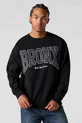 City Chenille Embroidered Fleece Sweatshirt