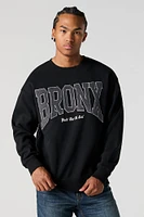 City Chenille Embroidered Fleece Sweatshirt