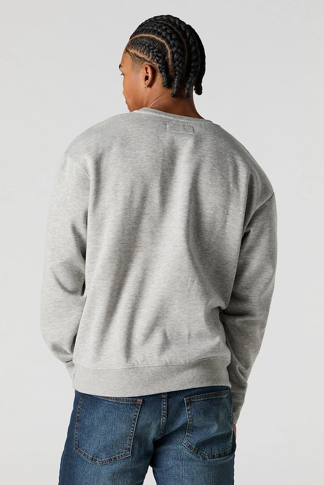 City Chenille Embroidered Fleece Sweatshirt