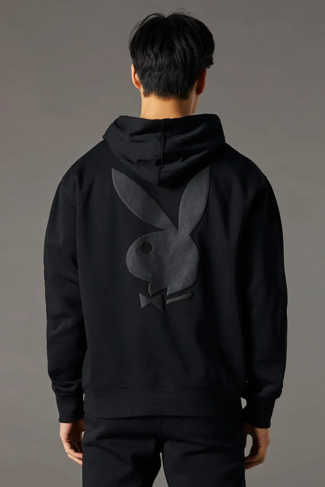 Mens Playboy Embossed Hoodie