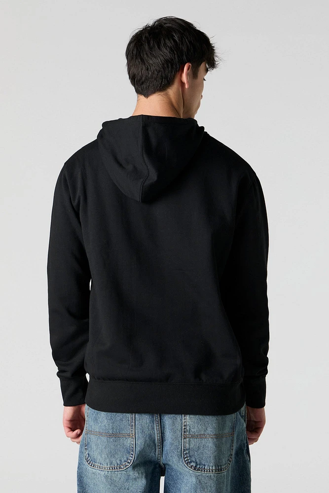 City Embroidered Fleece Hoodie