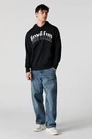 City Embroidered Fleece Hoodie