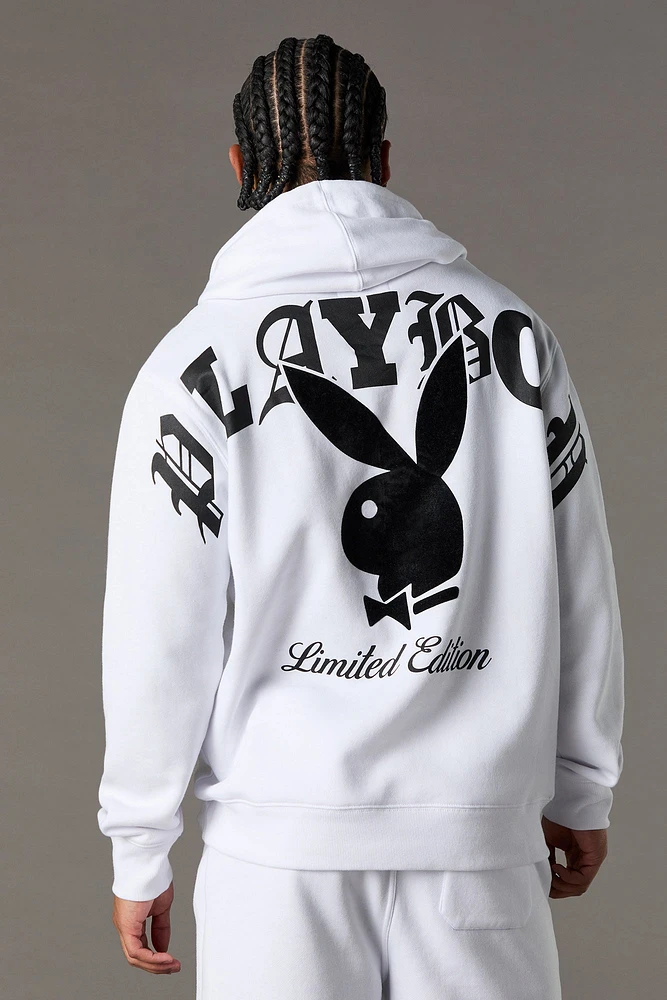 Haut à capuchon en molleton avec imprimé Playboy Limited Edition