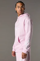 Playboy Rhinestone Graphic Fleece Hoodie