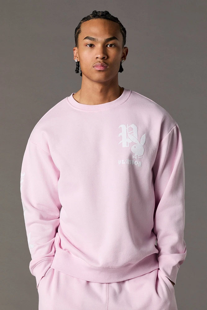 Playboy Graphic Fleece Sweatshirt