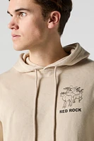 Red Rock Graphic Fleece Hoodie