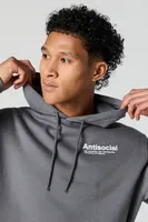 Antisocial Graphic Fleece Hoodie