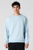 Solid Fleece Sweatshirt