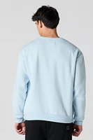 Solid Fleece Sweatshirt