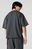 Washed Boxy Fleece T-Shirt