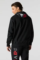 Self Made Legend Embroidered Fleece Hoodie