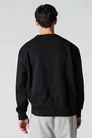 Embroidered Fleece Sweatshirt