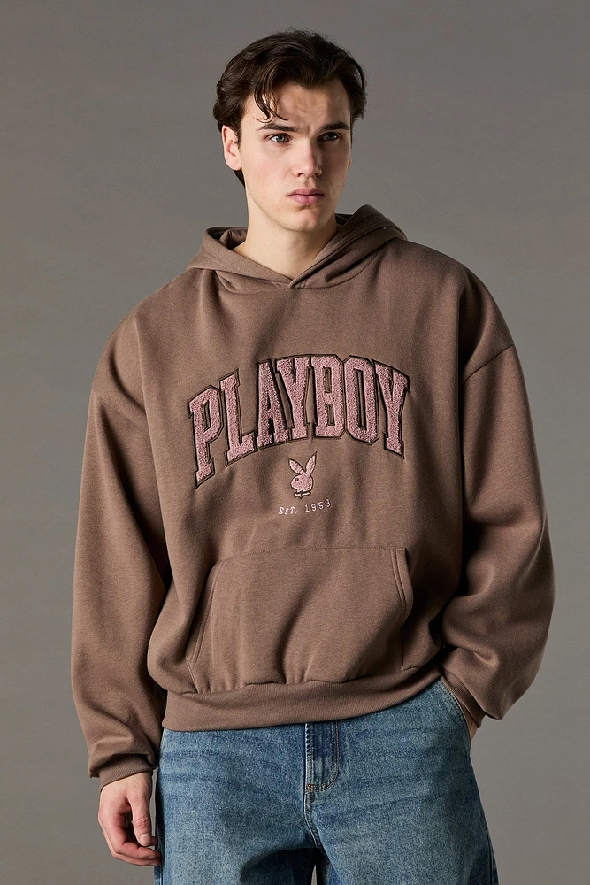 Playboy Chenille Embroidered Fleece Hoodie