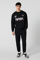 NASA Graphic Fleece Sweatshirt