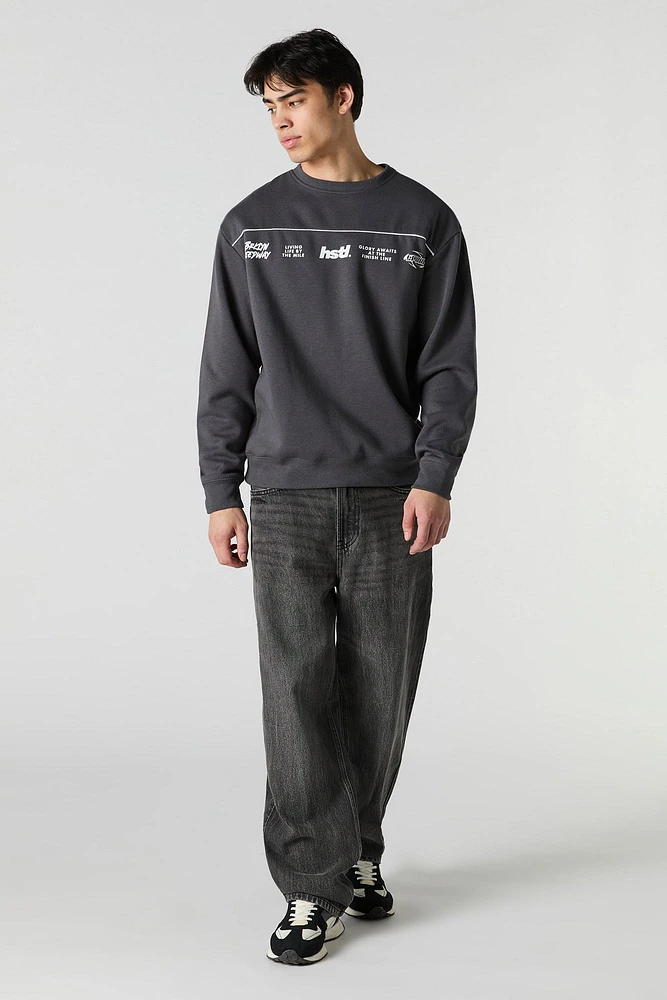 Brooklyn Speedway Embroidered Fleece Sweatshirt