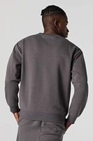 City Embossed Fleece Sweatshirt