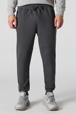 Jogger en molleton avec poches à fermeture glissière