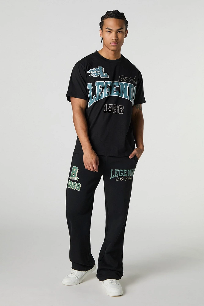 Legend Embroidered Fleece Sweatpant