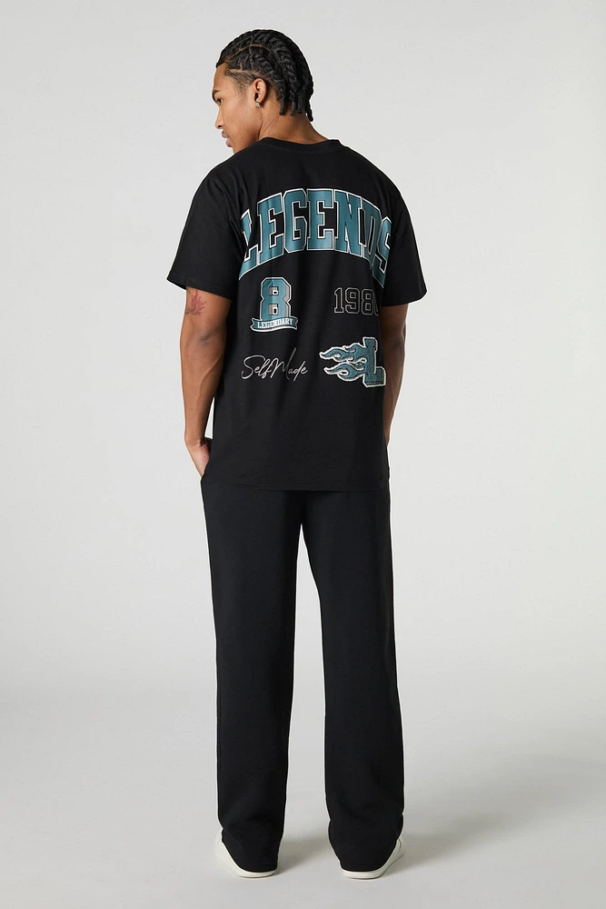 Pantalon d'entraînement en molleton avec motif brodé Legend