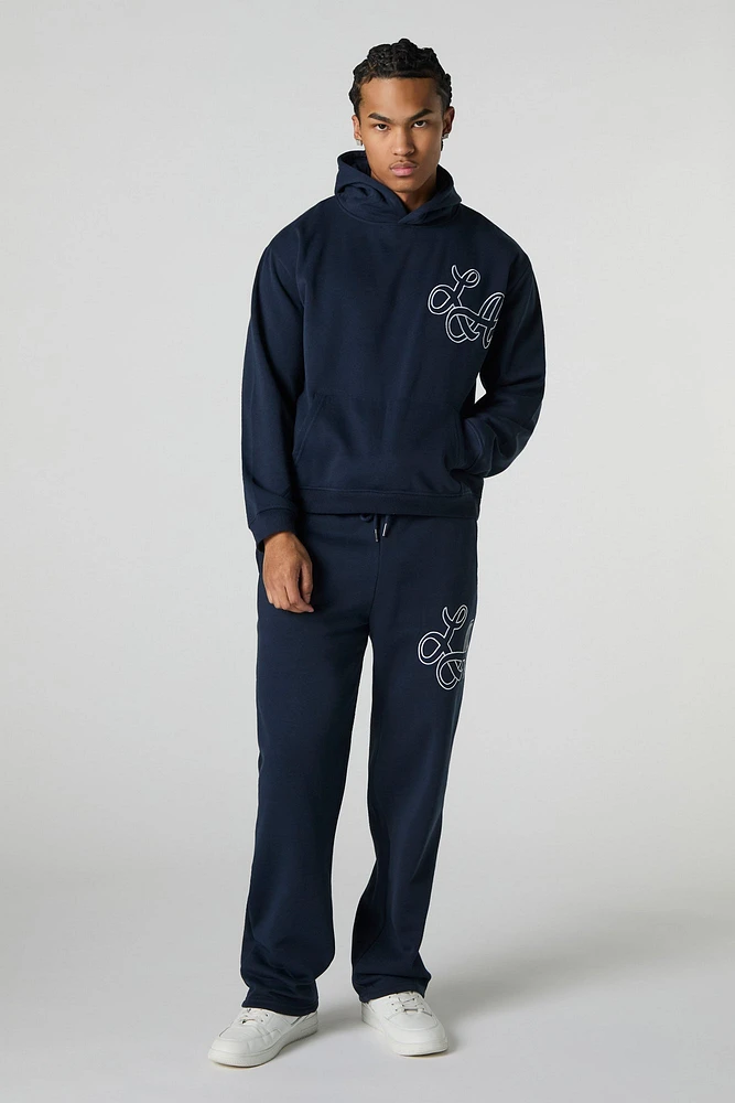 LA Embroidered Fleece Sweatpant