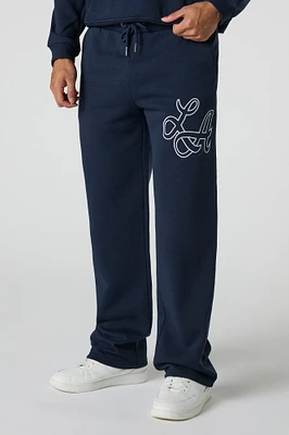 LA Embroidered Fleece Sweatpant
