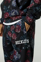 Floral Print Fleece Jogger