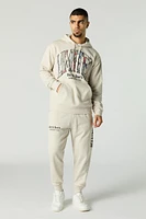 Limited Twill Embroidered Fleece Jogger