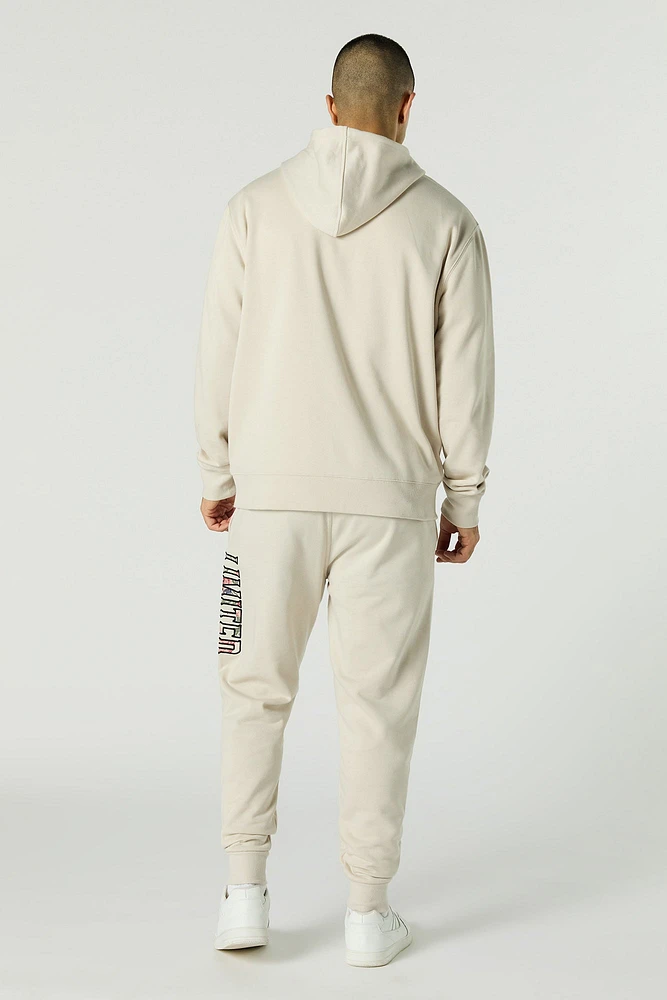 Limited Twill Embroidered Fleece Jogger