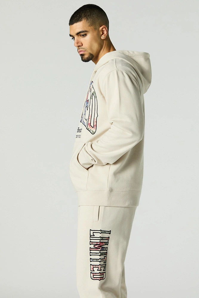 Limited Twill Embroidered Fleece Jogger