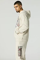 Limited Twill Embroidered Fleece Jogger