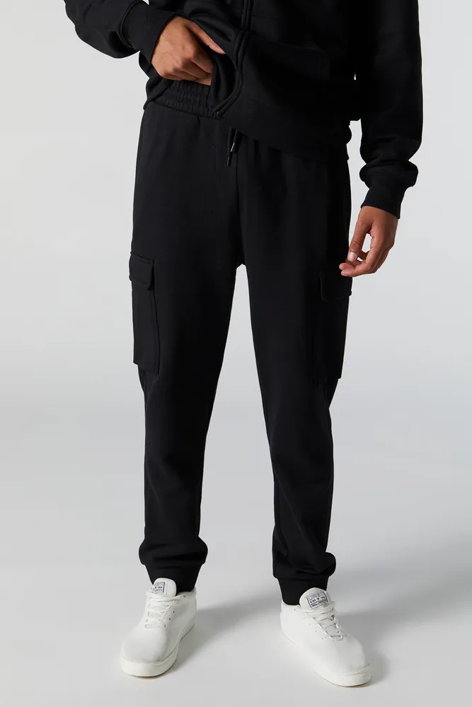 Garage Fleece Cargo Sweatpant in Gray