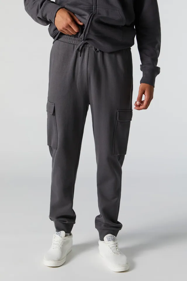 Fleece Wide Leg Cargo Jogger – Urban Planet