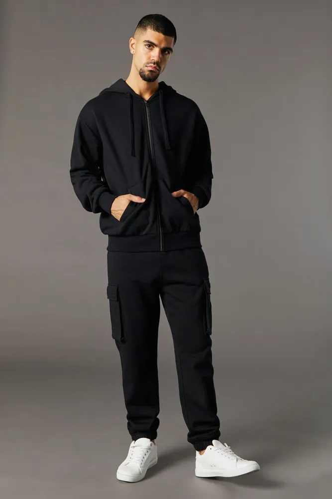 Men's Embossed Logo Cinched Sweatpant, Men's Bottoms