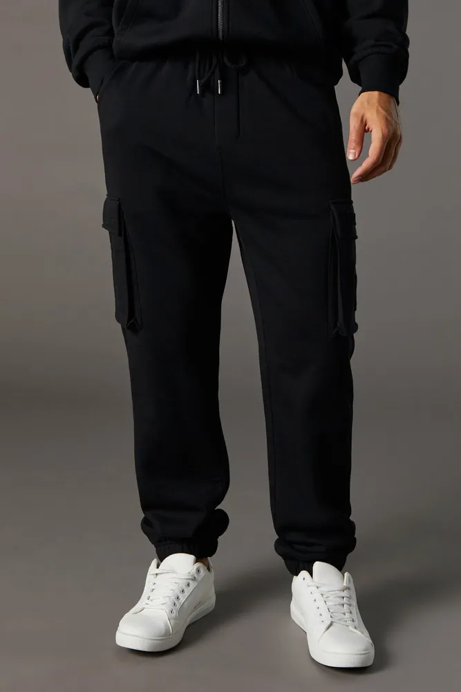 Mens Playboy Embossed Cargo Jogger