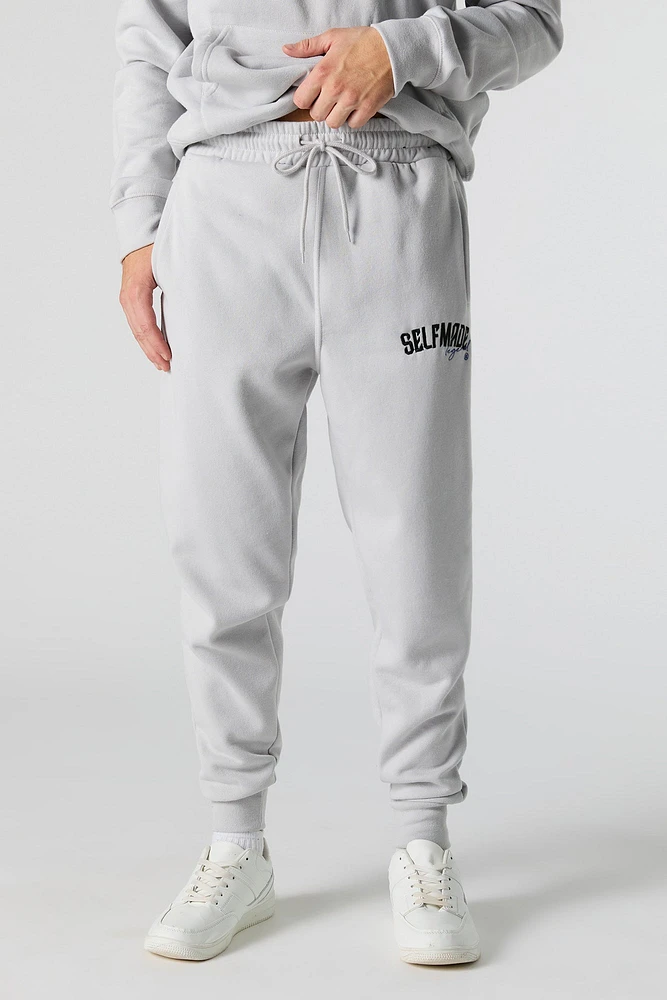 Jogger en molleton avec motif brodÃ© Self Made Legend