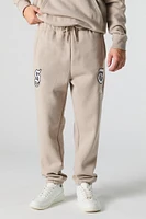 Jogger en molleton avec motif brodé Pleasure & Pain