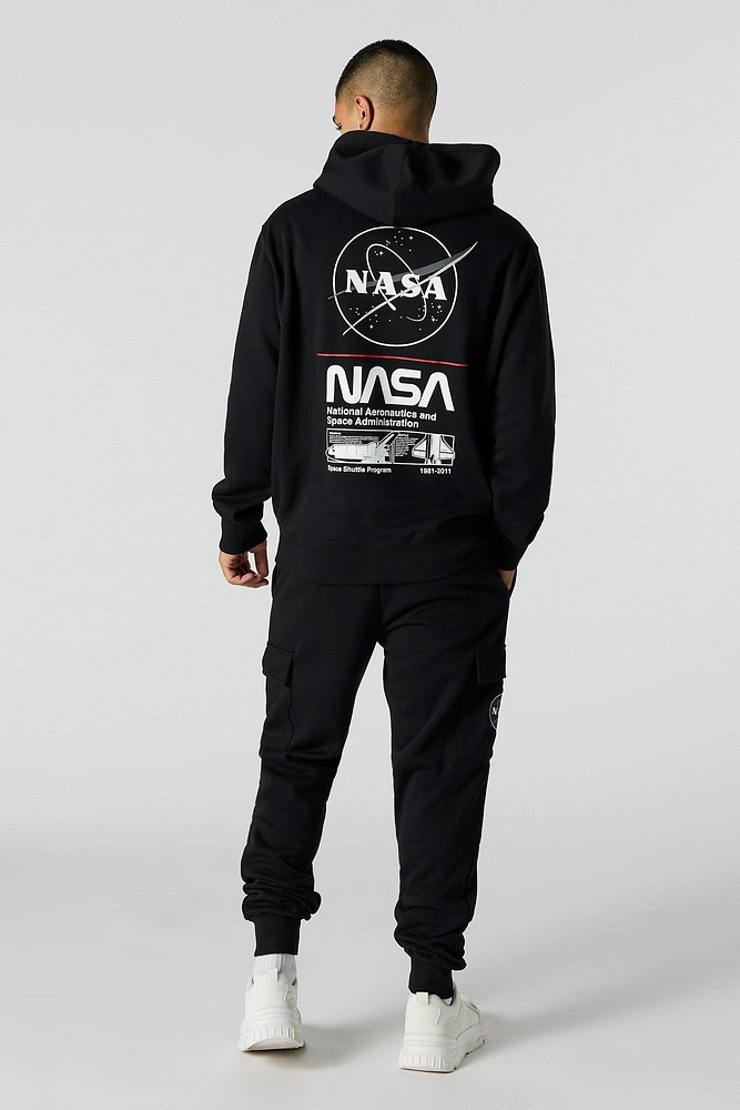 NASA Graphic Fleece Cargo Jogger