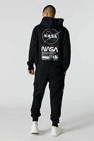 NASA Graphic Fleece Cargo Jogger