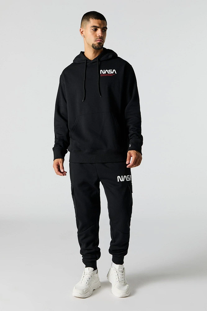 NASA Graphic Fleece Cargo Jogger