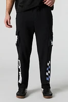 Racing Graphic Fleece Cargo Sweatpant