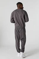 City Embossed Fleece Jogger