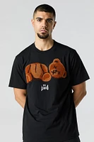 Headless Bear Chenille Embroidered T-Shirt