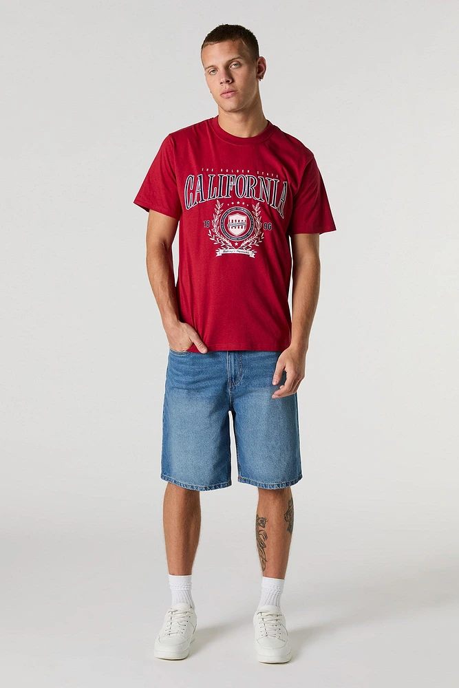 T-shirt avec motif brodé California 1996