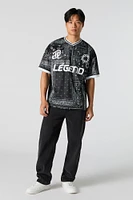 Bandana Print Soccer Jersey