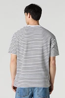 T-shirt ample rayé