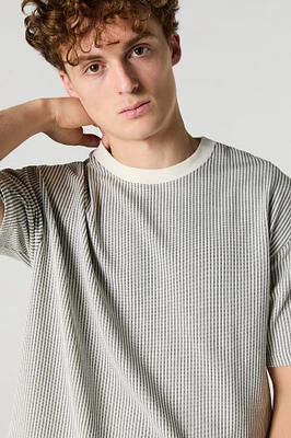 T-shirt ras du cou en tricot
