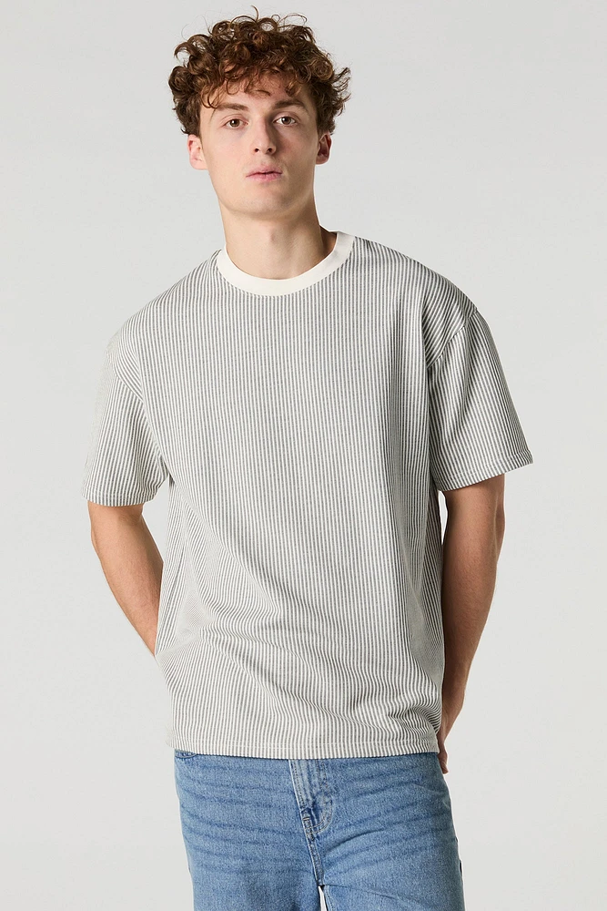 T-shirt ras du cou en tricot