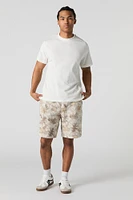 T-shirt carré en tricot côtelé vertical